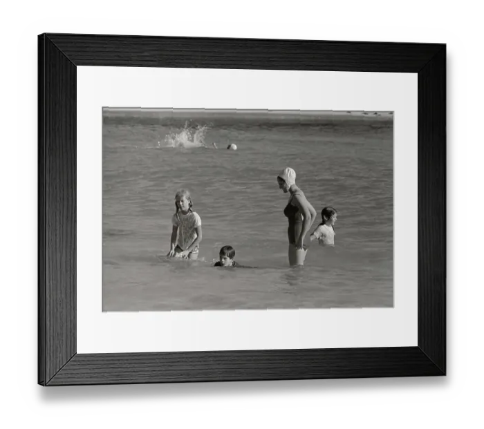 Framed Print : John Jr and Caroline Kennedy Swimming Framed Print : John Jr and Caroline Kennedy Swimming