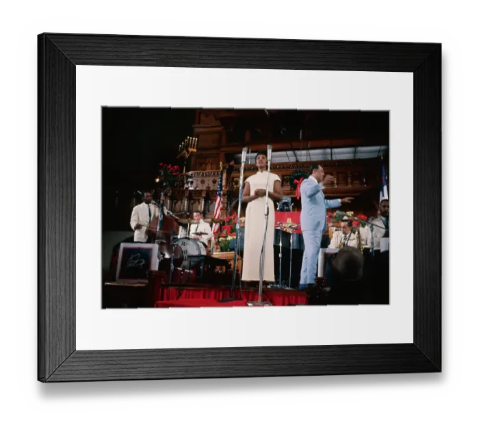 Framed Print : Duke Ellington Conducting His Orchestra Framed Print : Duke Ellington Conducting His Orchestra