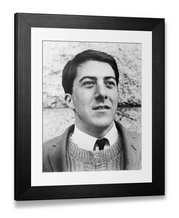 Framed Print : Dustin Hoffman in 1966 Framed Print : Dustin Hoffman in 1966
