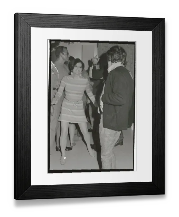 Framed Print : Actress Joan Collins Dancing Framed Print : Actress Joan Collins Dancing