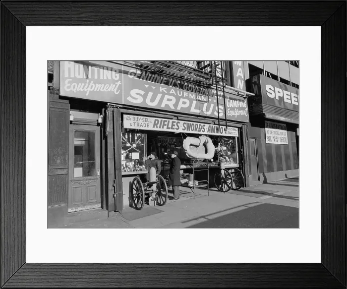 Framed Print : Outside Gun Shop Framed Print : Outside Gun Shop