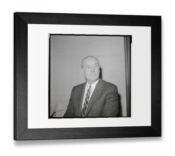 Framed Print : Portrait of Winthrop Rockefeller Framed Print : Portrait of Winthrop Rockefeller