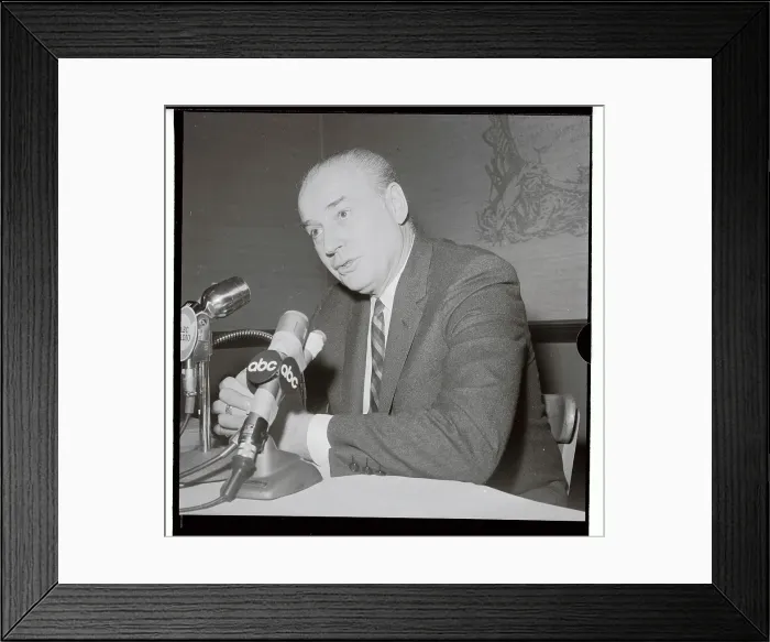 Framed Print : Portrait of Winthrop Rockefeller Framed Print : Portrait of Winthrop Rockefeller