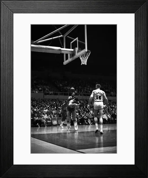 Framed Print : Elgin Player Fouling Opponent in Game