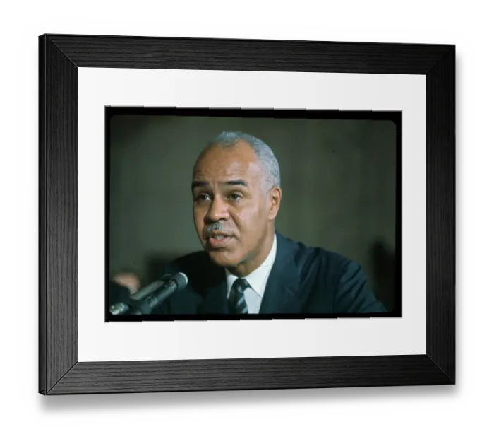 Framed Print : Roy Wilkins Speaking at a Senate Hearing Framed Print : Roy Wilkins Speaking at a Senate Hearing