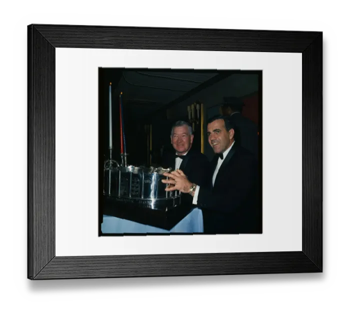 Framed Print : Portrait of Hugh Daughtery Michigan State Coach with Notre Dame Coach Ara Parsighian Framed Print : Portrait of Hugh Daughtery Michigan State Coach with Notre Dame Coach Ara Parsighian