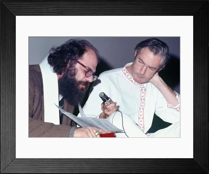 Framed Print : Timothy Leary and Allen Ginsberg