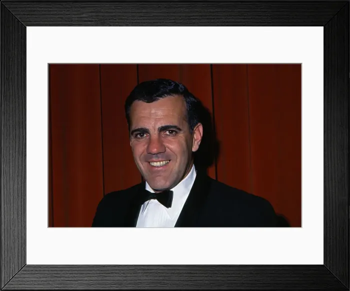Framed Print : Portrait of Ara Parseghian in Formal Attire