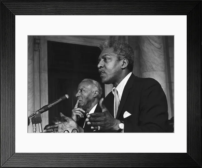 Framed Print : A. Phillip Randolph Speaking to Subcommittee Framed Print : A. Phillip Randolph Speaking to Subcommittee