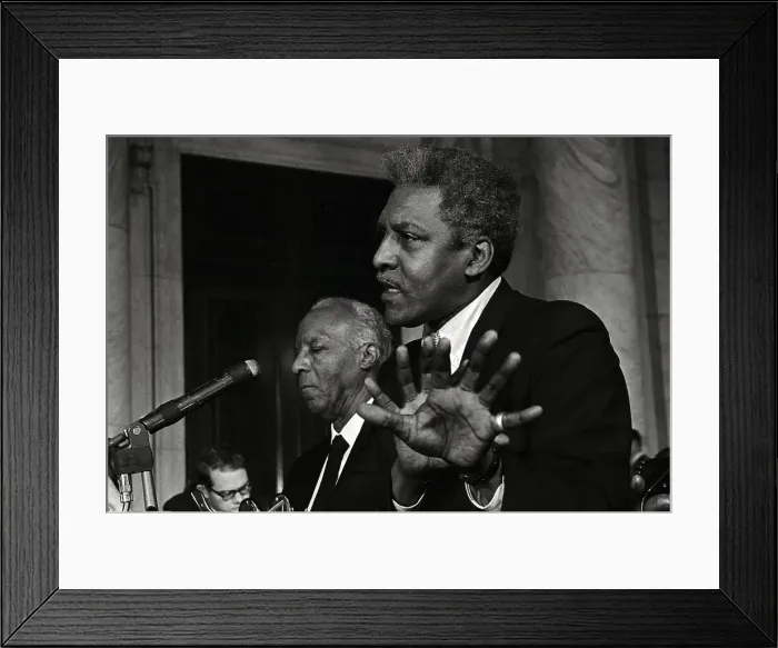 Framed Print : A. Phillip Randolph Speaking to Subcommittee Framed Print : A. Phillip Randolph Speaking to Subcommittee