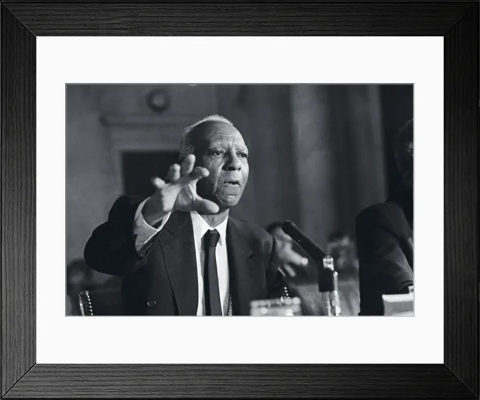 Framed Print : Phillip Randolph Speaking to Subcommittee