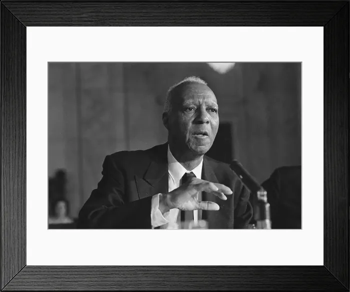 Framed Print : Phillip Randolph Speaking to Subcommittee Framed Print : Phillip Randolph Speaking to Subcommittee