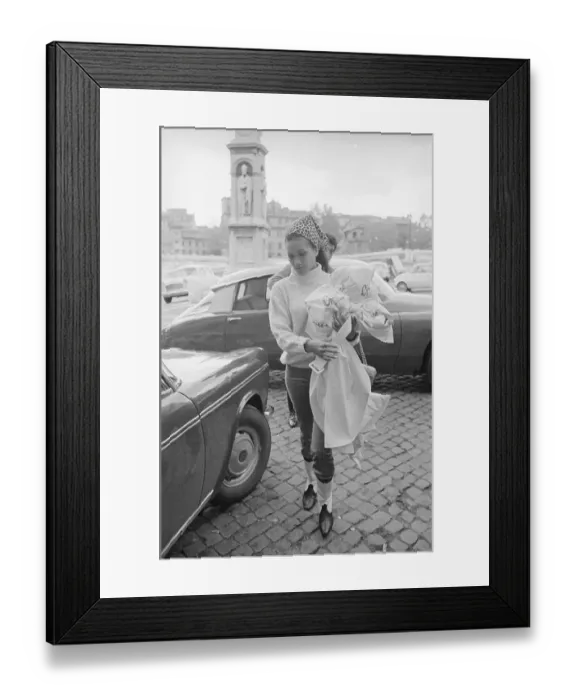 Framed Print : Portrait of Tarita, Tahitian Film Star