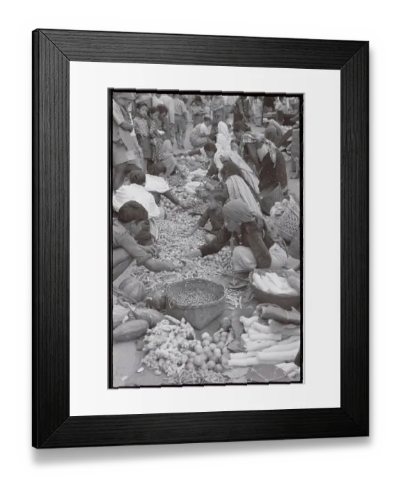 Framed Print : Thriving Market Framed Print : Thriving Market