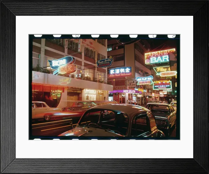 Framed Print : Neon Signs in Hong Kong Framed Print : Neon Signs in Hong Kong