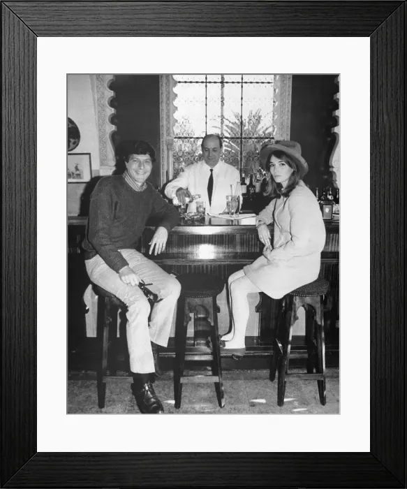 Framed Print : J. Paul Getty, Jr. and Wife Framed Print : J. Paul Getty, Jr. and Wife