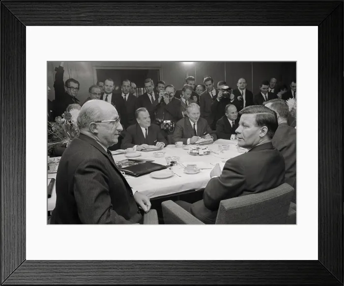 Framed Print : Kurt George Kiesinger and Others in Democratic Session Framed Print : Kurt George Kiesinger and Others in Democratic Session
