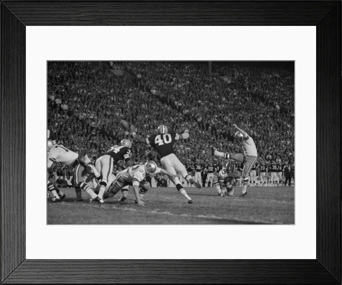 Framed Print : Danny Villanueva Does It! Framed Print : Danny Villanueva Does It!