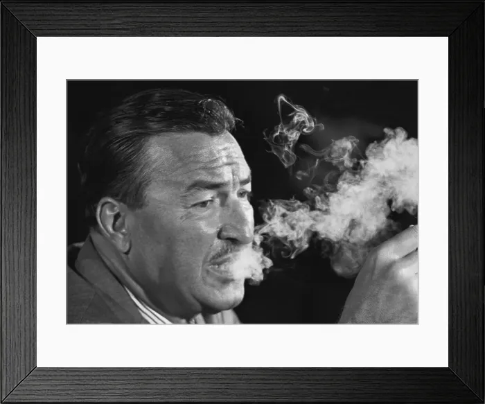 Framed Print : Congressman Adam Clayton Powell Smoking at Press Conference Framed Print : Congressman Adam Clayton Powell Smoking at Press Conference