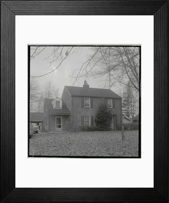 Framed Print : Exterior View of Sam Sheppard's Home Framed Print : Exterior View of Sam Sheppard's Home