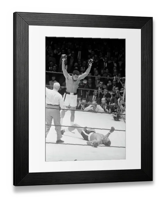 Framed Print : Muhammad Ali Knocks Out Cleveland Williams Framed Print : Muhammad Ali Knocks Out Cleveland Williams