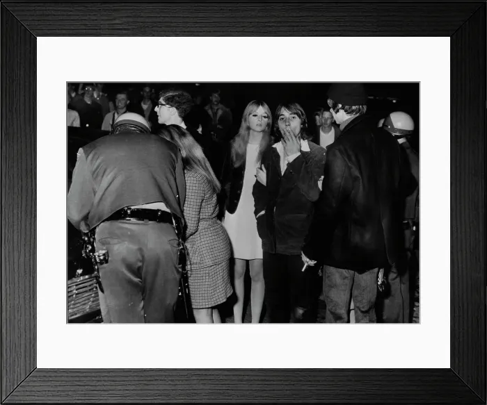 Framed Print : Sunset Strip Curfew Riots Framed Print : Sunset Strip Curfew Riots