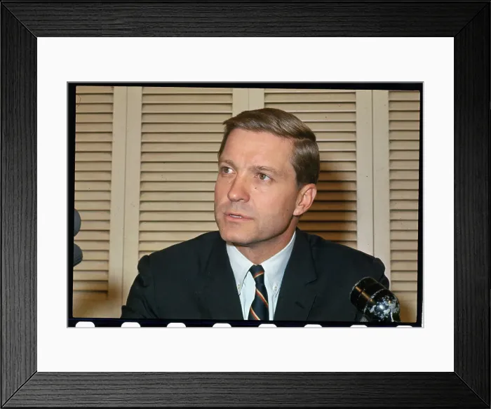Framed Print : Portrait of Senator Charles H. Percy Framed Print : Portrait of Senator Charles H. Percy