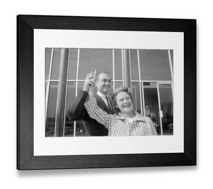 Framed Print : George and Lurleen Wallace Framed Print : George and Lurleen Wallace