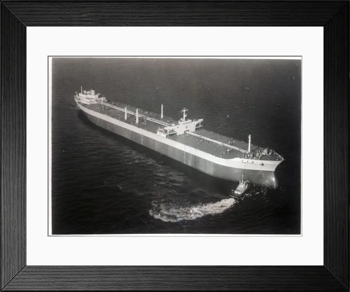 Framed Print : World'S Biggest Tanker--1966 Framed Print : World'S Biggest Tanker--1966