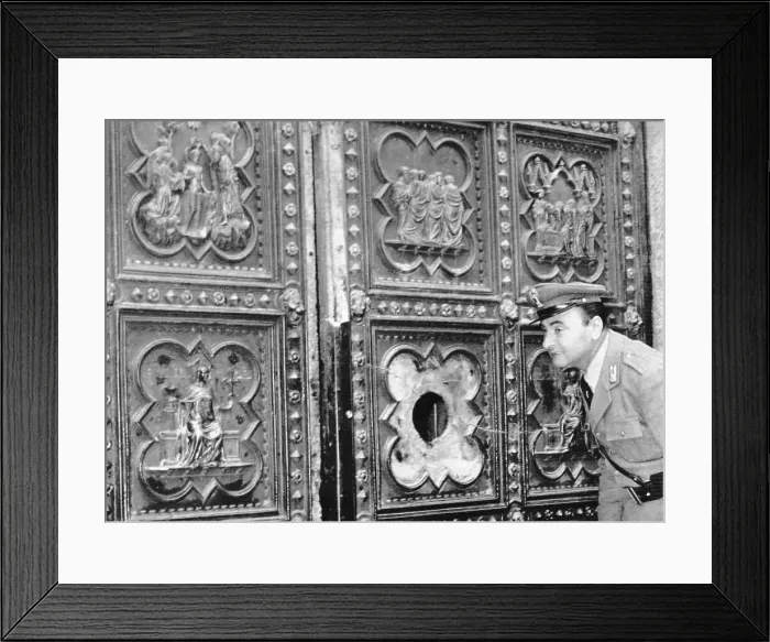 Framed Print : Baptistery of San Giovanni after flood Framed Print : Baptistery of San Giovanni after flood