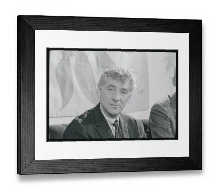 Framed Print : Leonard Bernstein Smoking Cigarette Framed Print : Leonard Bernstein Smoking Cigarette