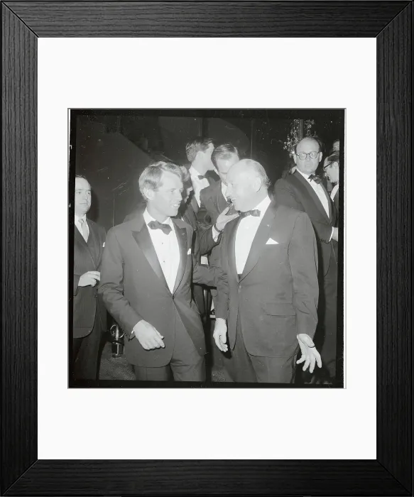 Framed Print : Robert Kennedy Speaking With Jacob Javits Framed Print : Robert Kennedy Speaking With Jacob Javits