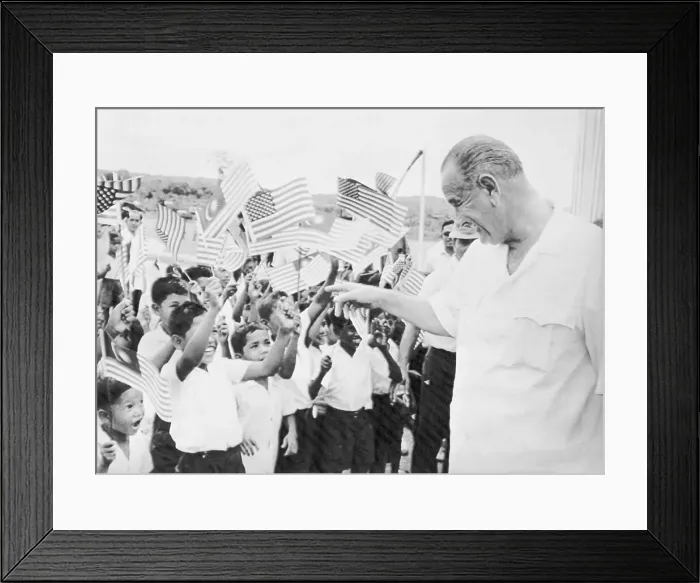 Framed Print : President Johnson In Malaysia Framed Print : President Johnson In Malaysia