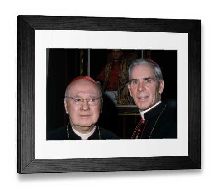 Framed Print : Francis Cardinal Spellman and Bishop Fulton J. Sheen Framed Print : Francis Cardinal Spellman and Bishop Fulton J. Sheen