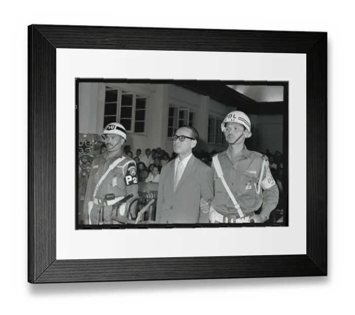Framed Print : Indonesian Man Before His Execution Framed Print : Indonesian Man Before His Execution