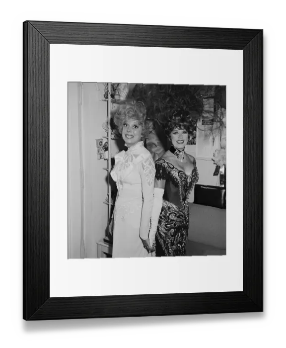 Framed Print : Ginger Rogers And Carol Channing Framed Print : Ginger Rogers And Carol Channing