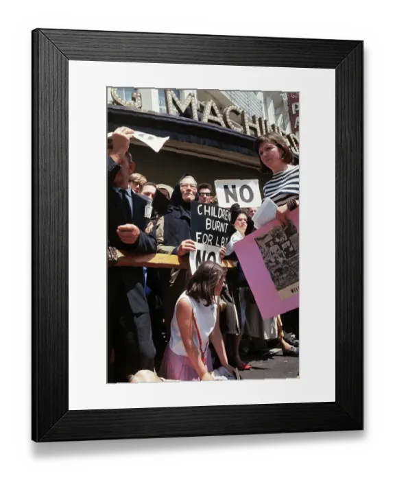 Framed Print : Australian Demonstrators Protesting Framed Print : Australian Demonstrators Protesting