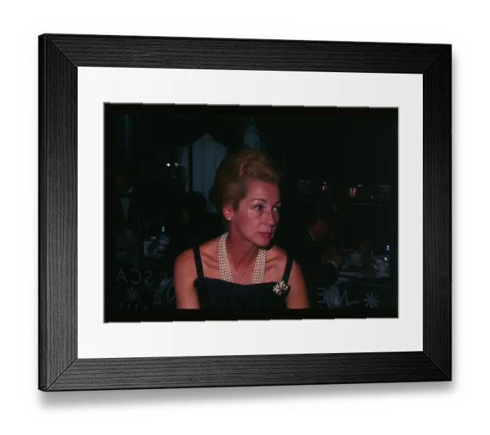 Framed Print : Portrait of Mrs. Leonard Bernstein Framed Print : Portrait of Mrs. Leonard Bernstein