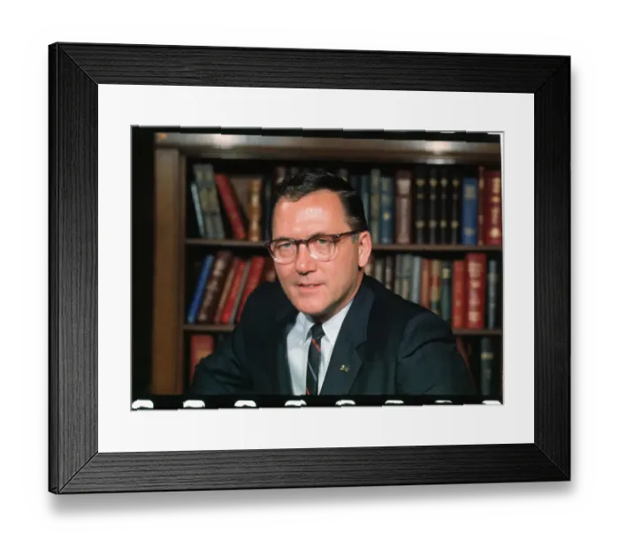 Framed Print : Portrait of Robert P. Griffin Framed Print : Portrait of Robert P. Griffin
