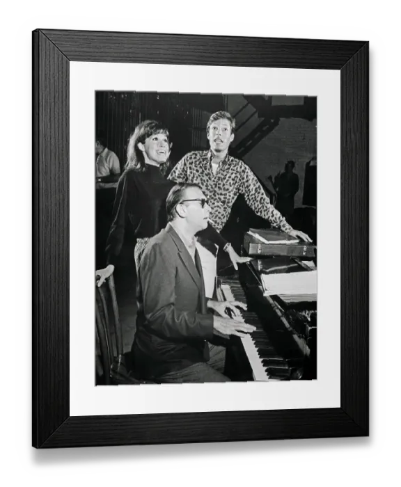 Framed Print : Bob Merrill and Mary Tyler Moore Framed Print : Bob Merrill and Mary Tyler Moore