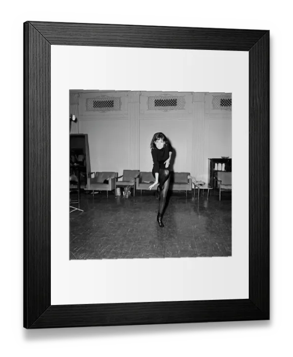 Framed Print : Mary Tyler Moore Rehearsing Framed Print : Mary Tyler Moore Rehearsing
