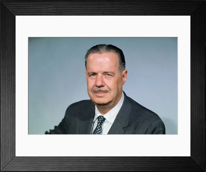 Framed Print : Portrait of Hugh Scott Framed Print : Portrait of Hugh Scott