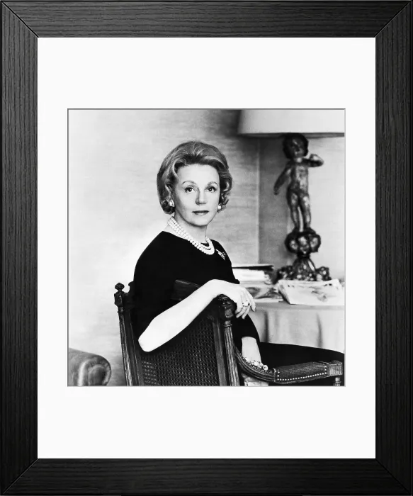 Framed Print : Portrait of Eleanor Lambert Framed Print : Portrait of Eleanor Lambert