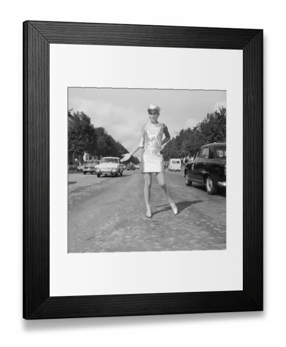 Framed Print : Mini-Dress Designed by Derer