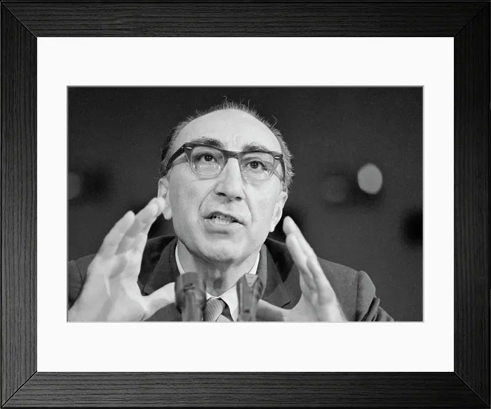 Framed Print : Michael E. DeBakey Gesturing While Speaking Framed Print : Michael E. DeBakey Gesturing While Speaking