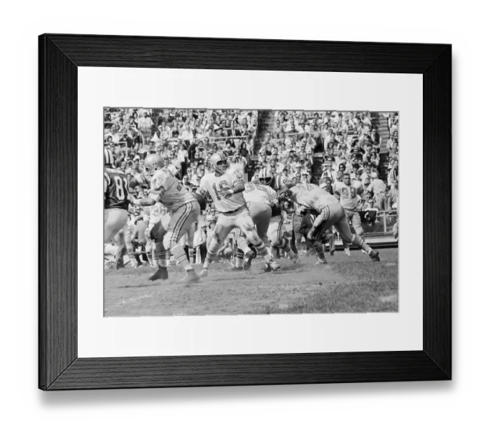Framed Print : Houston Quarterback Passing Football Framed Print : Houston Quarterback Passing Football