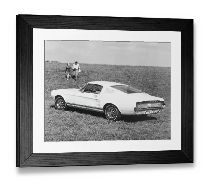 Framed Print : 1967 Ford Mustang Fastback Framed Print : 1967 Ford Mustang Fastback