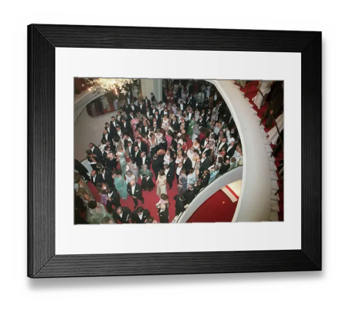 Framed Print : Crowd Walking on Red Carpet Framed Print : Crowd Walking on Red Carpet
