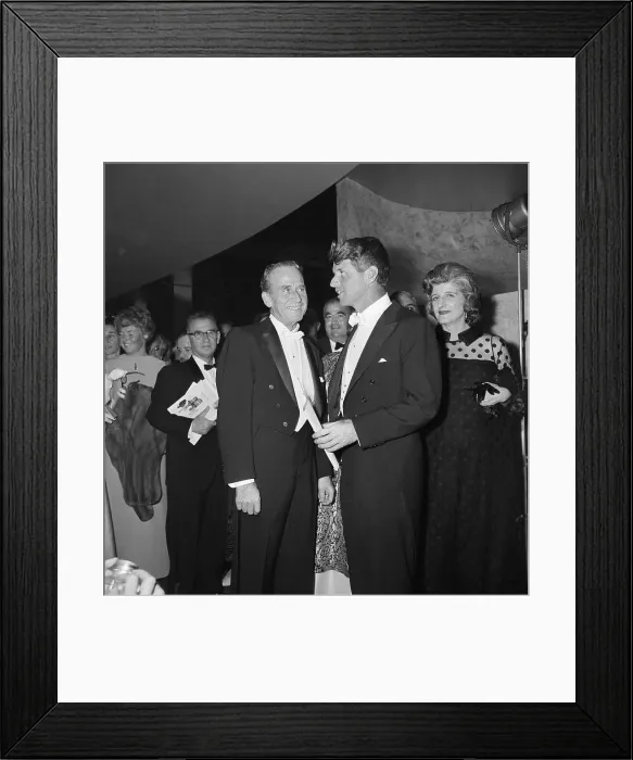 Framed Print : Senator Kennedy and Frank O'Connor at Metropolitan Opera Framed Print : Senator Kennedy and Frank O'Connor at Metropolitan Opera