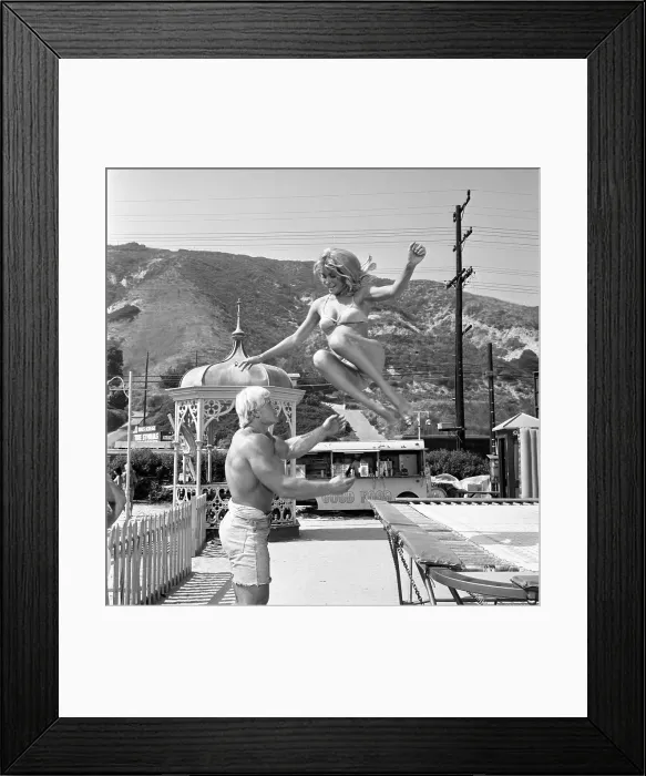 Framed Print : Sharon Tate is a Catch Framed Print : Sharon Tate is a Catch